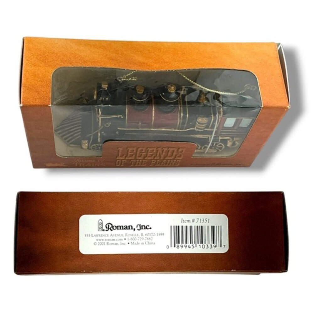 Vintage Train Locomotive 515 Wood Ornament Legend of The Plains Chapter IV 1991 - Picture 4 of 16